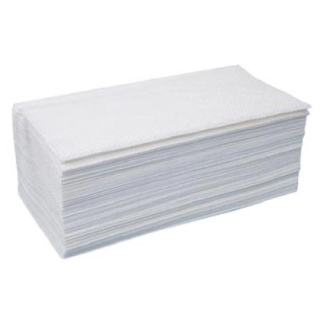 Prosoape pliate V albe, 2 straturi, 24x22 cm, 150 portii