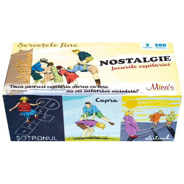 Servetele Micas 100% celuloza, 2 straturi, 200 bucati/cutie