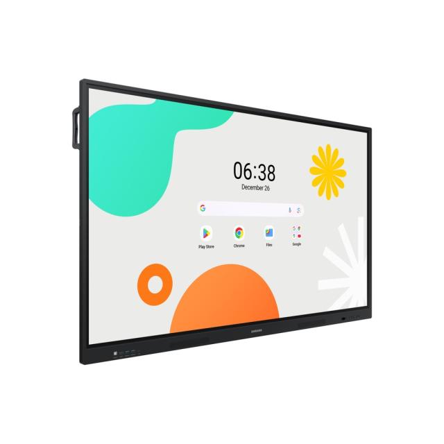 Tabla Interactiva Samsung, WA75F, LH75WAFWLGCXEN, 75 inch (191cm), UHD, 400nit, 16/7, 1,200:1, Android 14, 2xHDMI, 4xUSB, 40 Points of touch, 30W Speaker, Vesa 800 x 400 mm, 64GB Storage, 8GB RAM