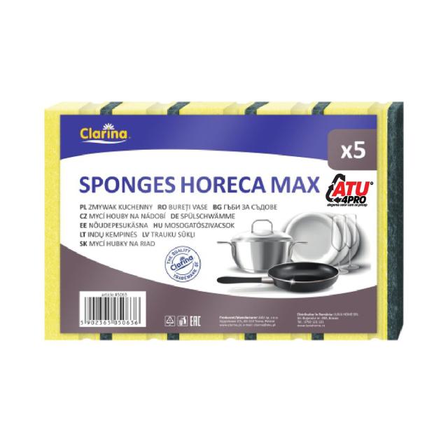 Bureti vase cu canelura Horeca Max, 5 bucati/set