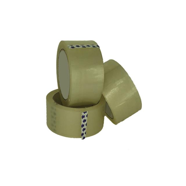 Banda adeziva fara sunet acrilica transparenta, 48mmx60m