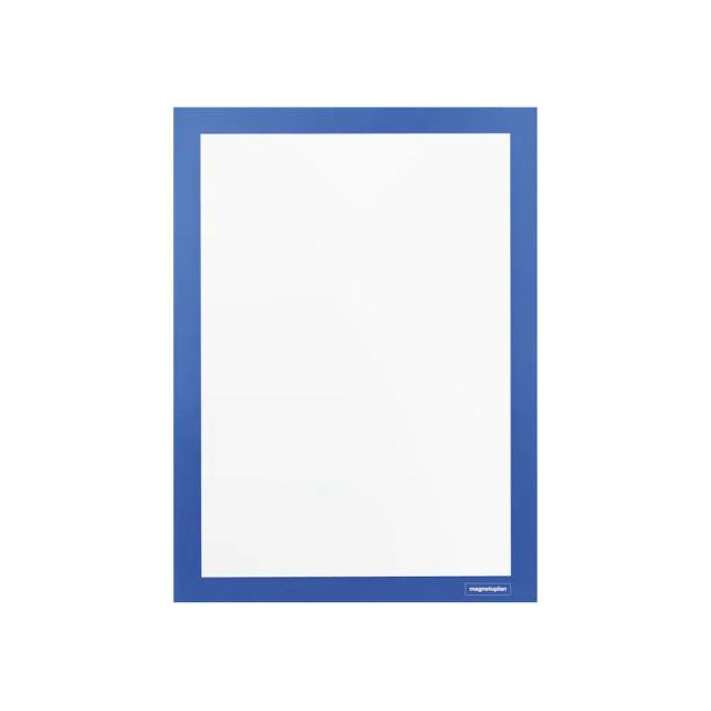 Folie magnetica MAGNETOPLAN rama albastru, A3, 5 bucati/set
