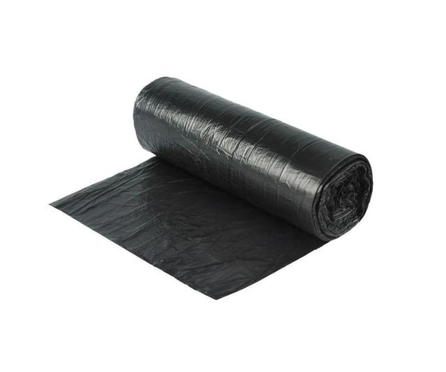 Saci menaj LDPE, negri, 50x75 cm, 35 litri, 20 bucati/rola