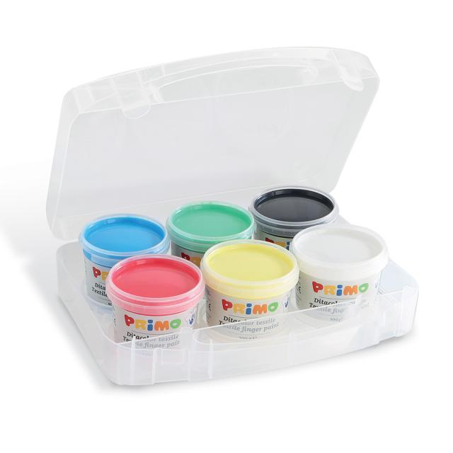 Vopsea pentru textile Morocolor Primo, 100 g, 6 culori/set