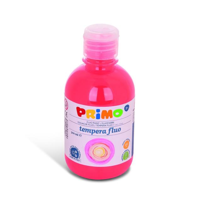 Tempera fluorescenta Morocolor Primo 300 ml rosu