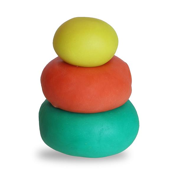 Plastilina Morocolor Primo, 3 culori in recipient plastic, 100g