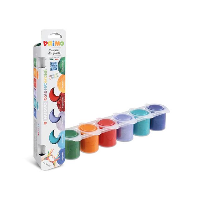 Tempera Morocolor Primo, 6 culori, flacon 25 ml