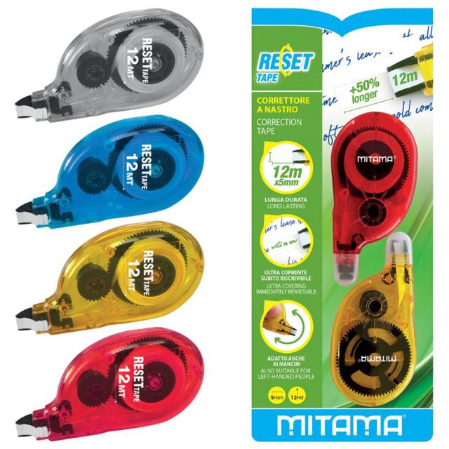 Banda corectoare Mitama, cu grip, 5x12 mm, 2 bucati/set