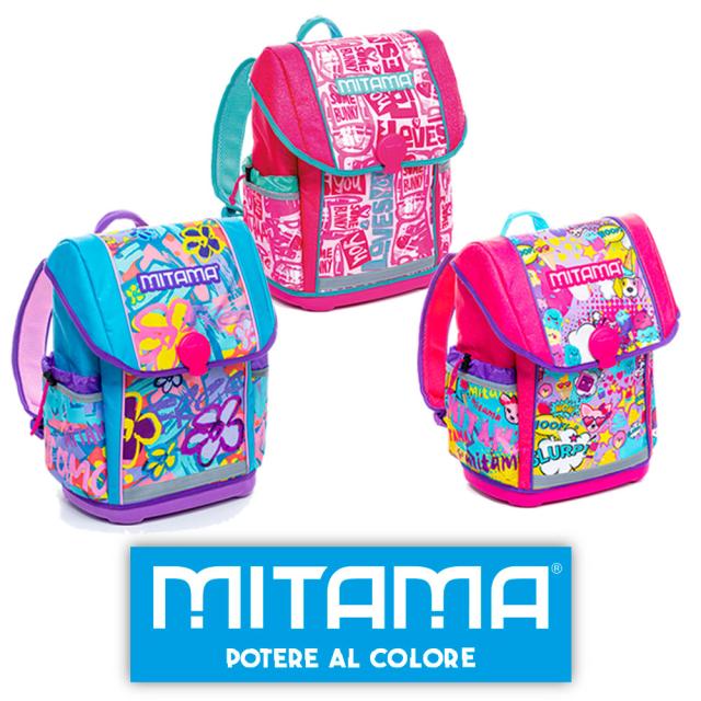 Rucsac Mitama, structura rigida design fete, 26 x 18 x 38 cm, 21 litri