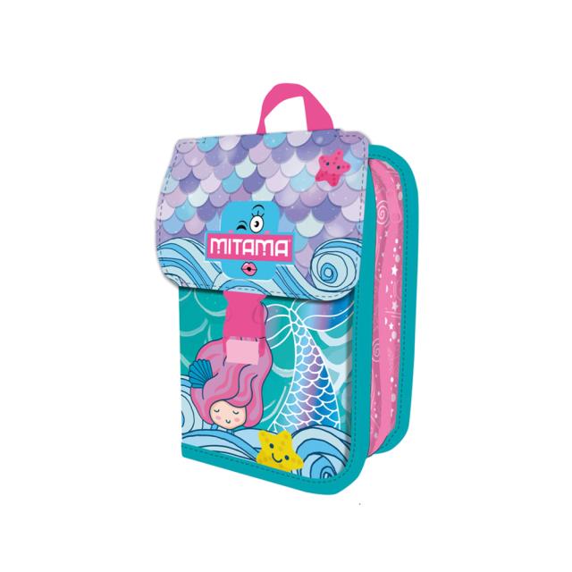 Penar Mitama, 1 compartiment, 2 clapete, design marin, 14 x 8.5 x 23.5 cm