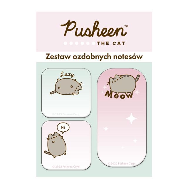 Set 3 notite adezive Majewski, Pusheen 