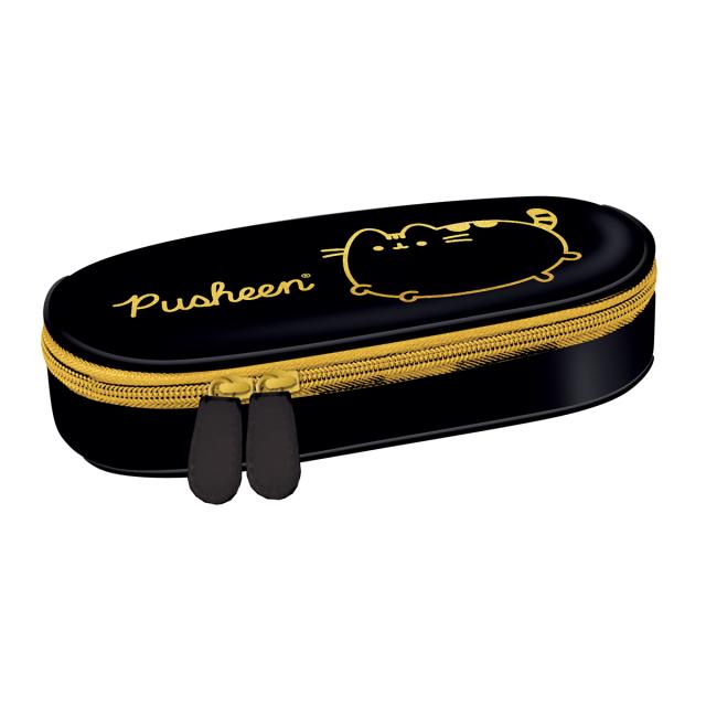 Penar Majewski ST Right, PC01, Pusheen, 1 compartiment, design negru cu auriu 