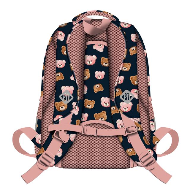 Ghiozdan scolar Majewski ST Right, BP58, Teddy Bear, 4 compartimente, 40 x 28 cm 