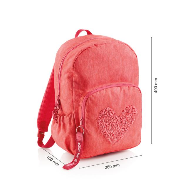 Ghiozdan Agatha Ruiz de la Prada, 2 compartiment, Cuore