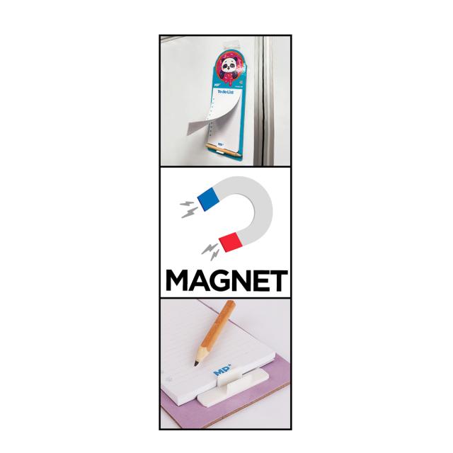 Notes magnetic cu creion Main Paper, design pisica
