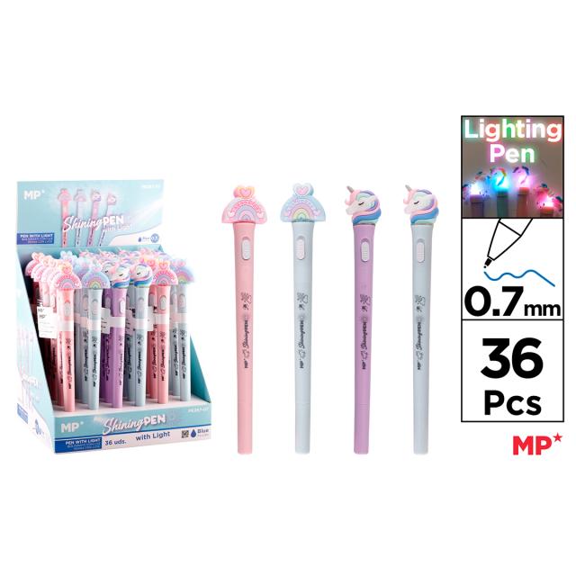 Pix fara mecanism cu led Main Paper, varf 0.7 mm, fantasy