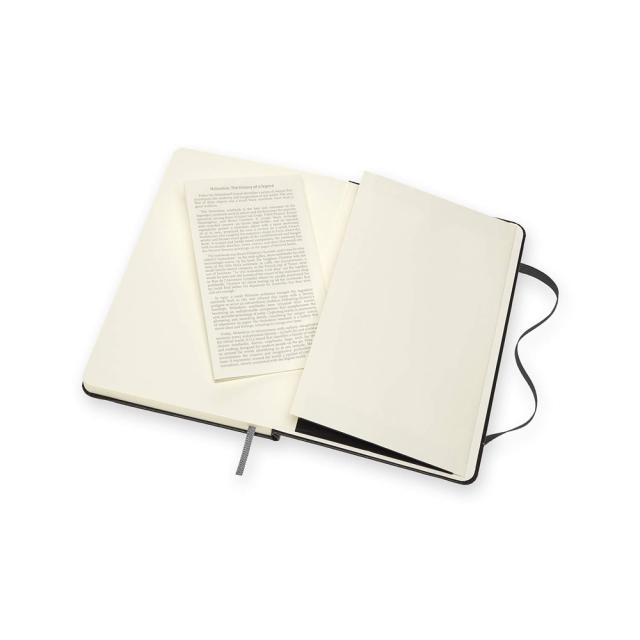 Agenda Moleskine Art Sketchbook Medium Hard Cover Plain Black, 18 x 11.5 cm, velina, 88 file