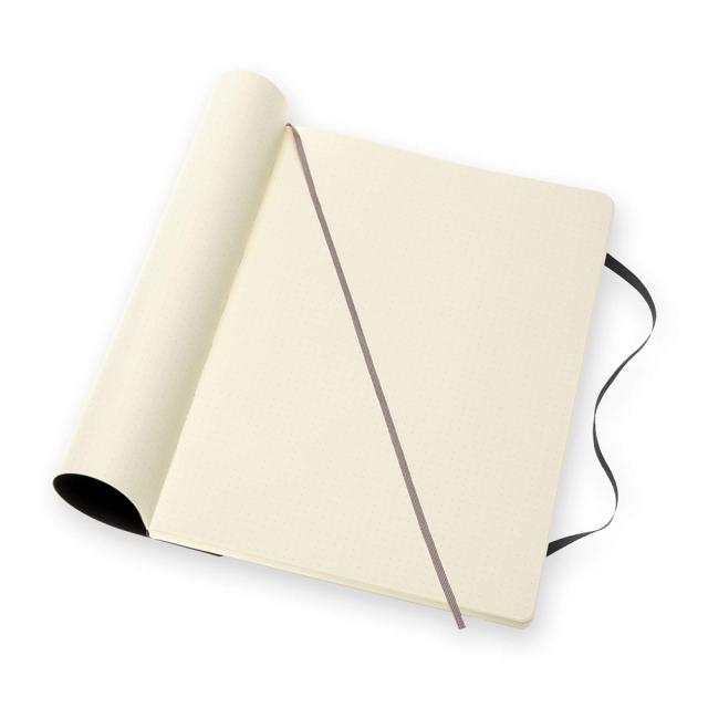 Agenda Moleskine Classic Dotted Paper Notebook Soft Cover Black, 29.7 x 21 cm, punctata, 192 file