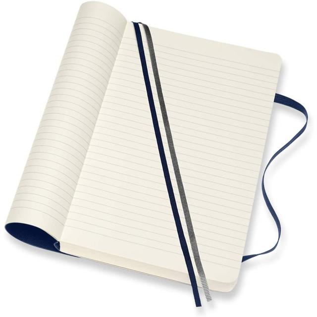 Agenda Moleskine Expanded Large Ruled Sapphire Blue, 21.1 x 21.3 cm, dictando, 400 file