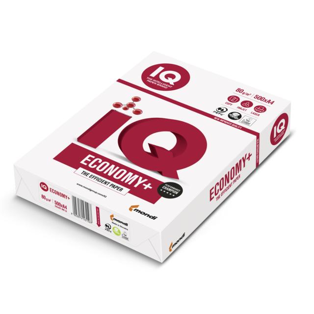 Hartie copiator IQ Economy Plus, A3, 80g, 500 coli/top