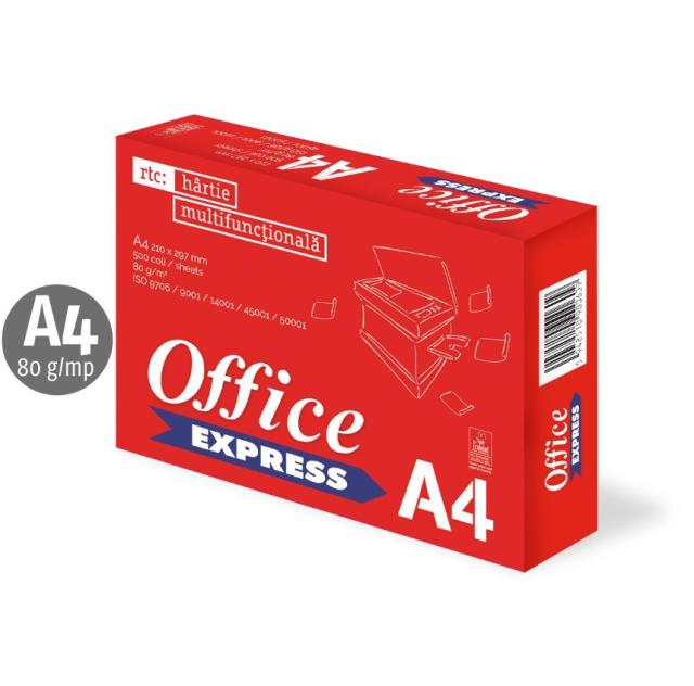 Hartie copiator Office Express, A4, 80g, 100 coli/top