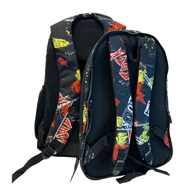 Ghiozdan Next Level, 2 in 1, colectia 4EverRock, 3 compartimente, 48x33x23 cm