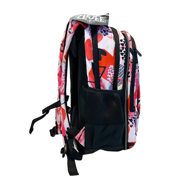 Ghiozdan Next Level, 2 in 1, colectia Heart Queen, 3 compartimente, 48x33x23 cm