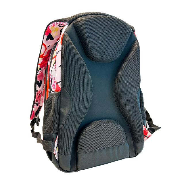 Ghiozdan Next Level, 2 in 1, colectia Heart Queen, 3 compartimente, 48x33x23 cm