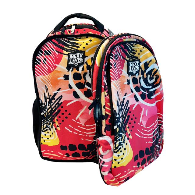 Ghiozdan Next Level, 2 in 1, colectia Sunburn, 48x33x23 cm