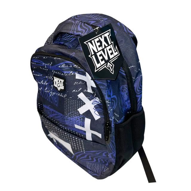 Ghiozdan Next Level, 2 compartimente, colectia Hello, 48x33x20 cm