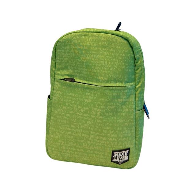 Ghiozdan Monocrom Next Level, 2 compartimente, verde lime