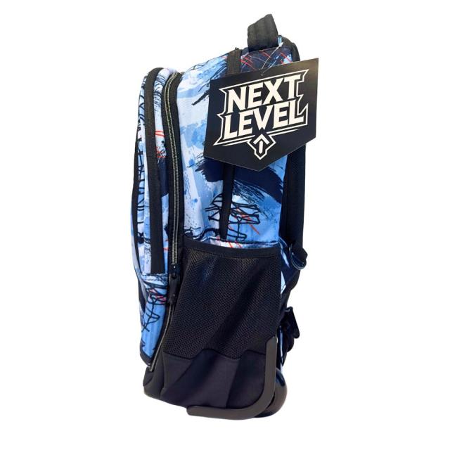 Troller Next Level, 3 compartimente, tematica fotbal, 48x33x19 cm