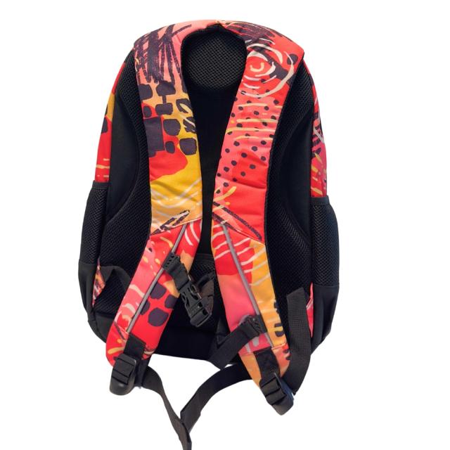 Ghiozdan Next Level, 2 compartimente, colectia Sunburn, 48x33x20 cm