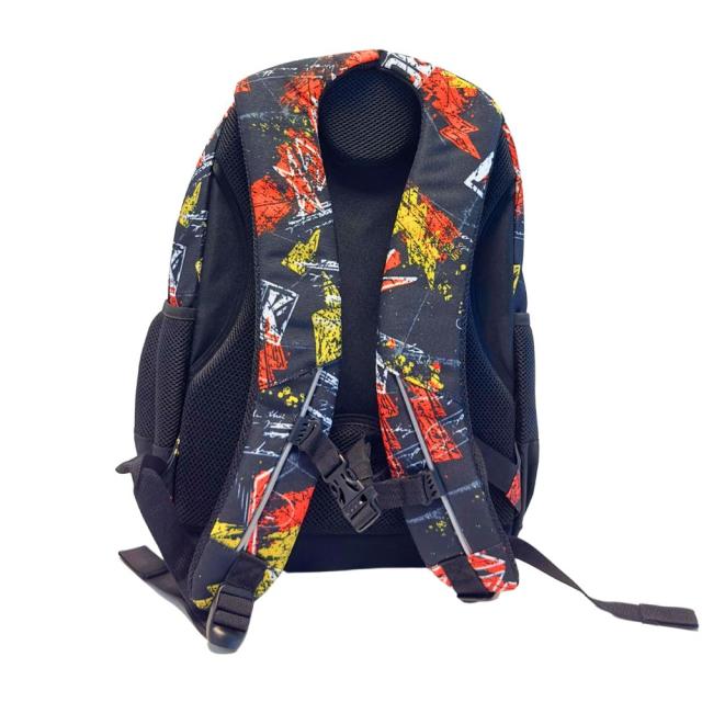 Ghiozdan Next Level, 2 compartimente, colectia 4EverRock, 48x33x20 cm