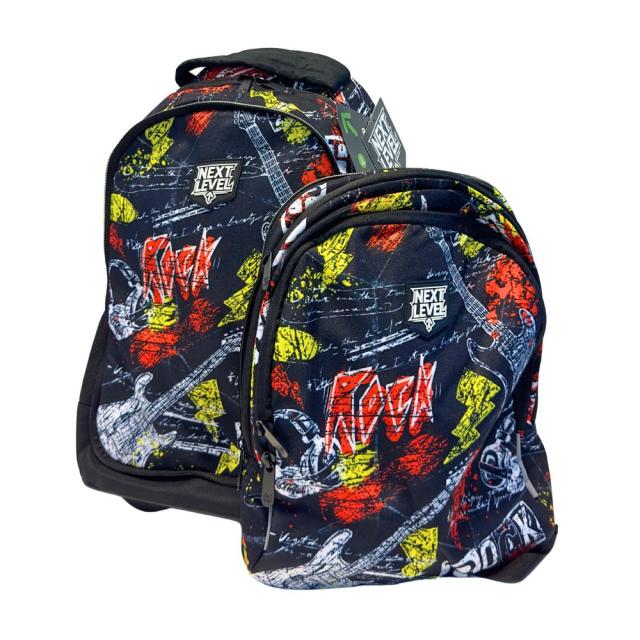 Troller Next Level, 2 in 1, colectia 4EverRock, 48x33x19 cm