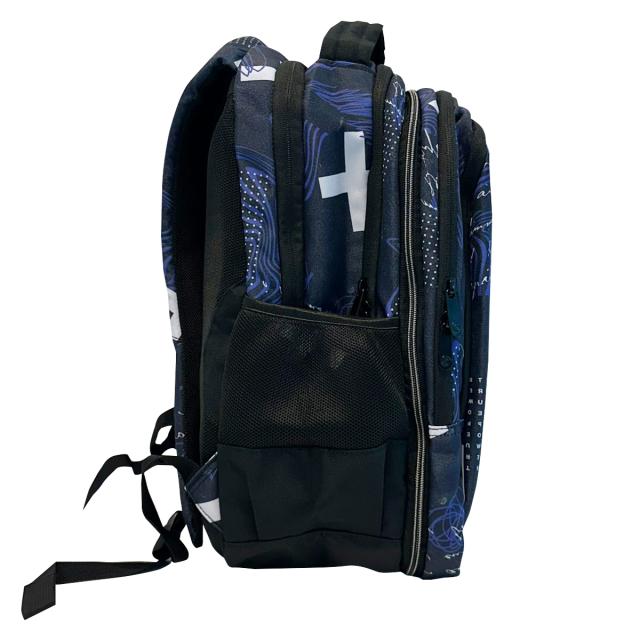 Ghiozdan Next Level, 2 in 1, colectia Hello, 3 compartimente, 48x33x23 cm
