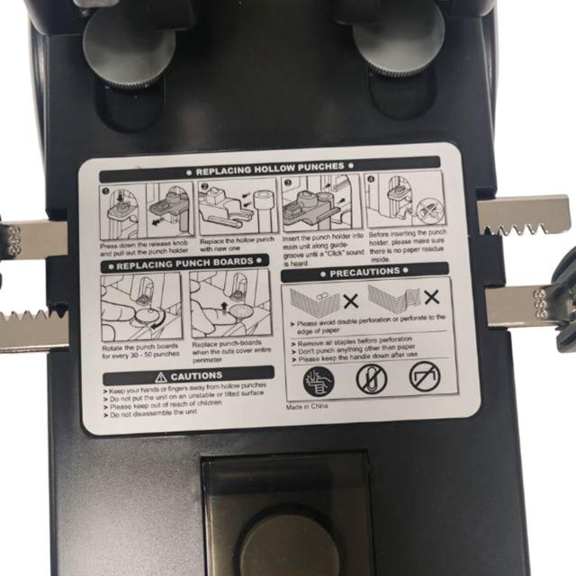 Perforator, 200 coli, negru