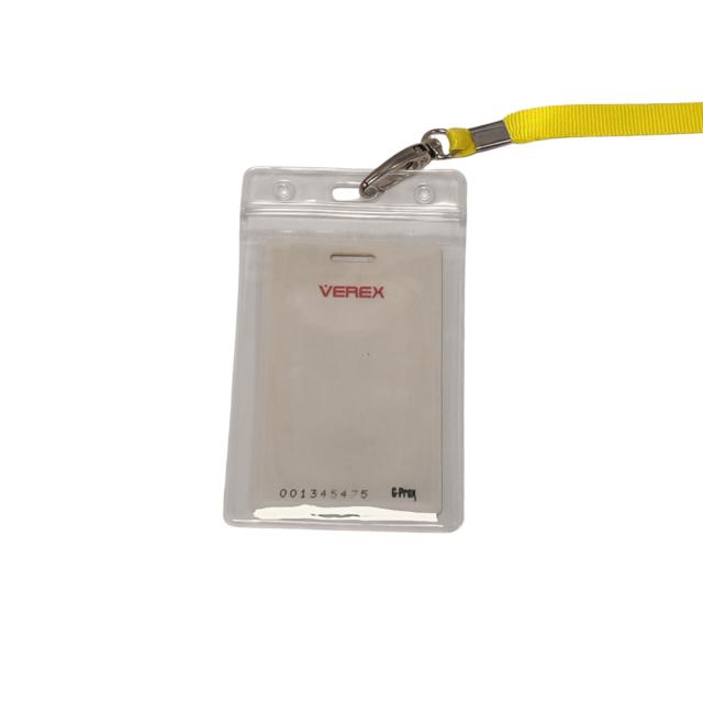 Ecuson vertical, 60x105 mm, plastic