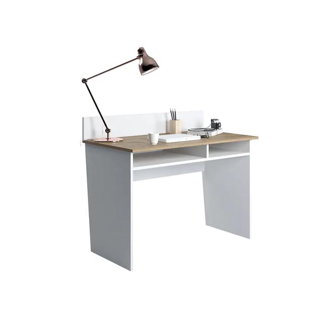 Birou Arma, 110 x 60 x 73 cm, PAL, alb-stejar