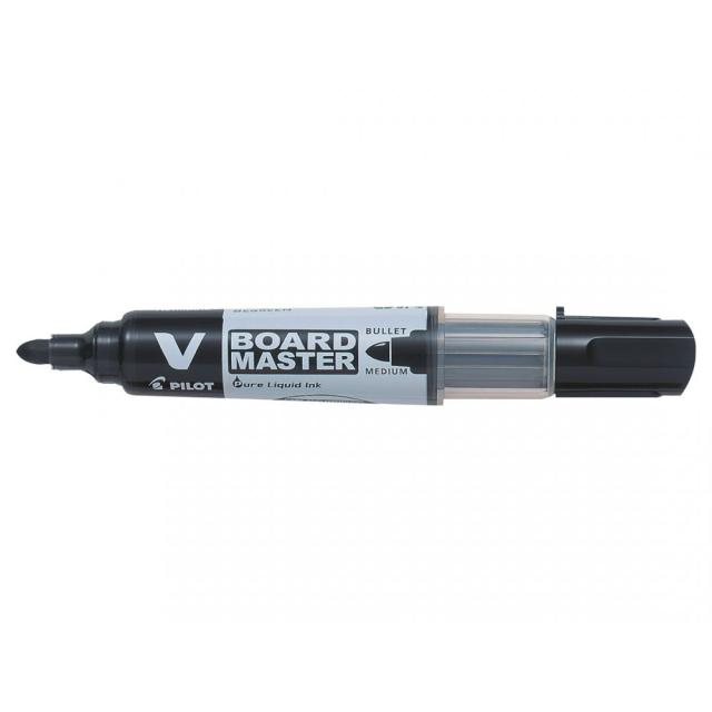 Marker pentru tabla Pilot V-Board, varf rotund, 2.3-6 mm, negru