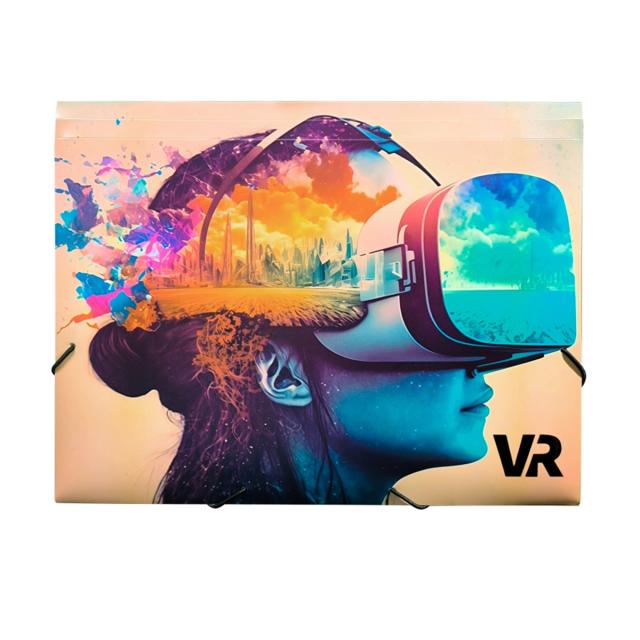 Mapa plastic Panta Plast, A4, prindere elastic, tematica VR