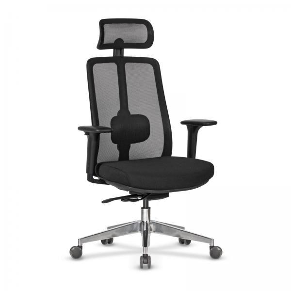Scaun ergonomic Kronsit ENZO, suport lombar, reglabil, negru