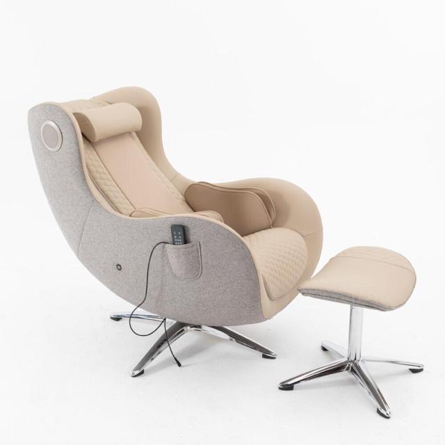 Fotoliu de masaj Kronsit MIYABI, textil, cu eco piele