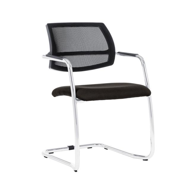 Scaun vizitator conferinta MAGIX/S MESH, negru