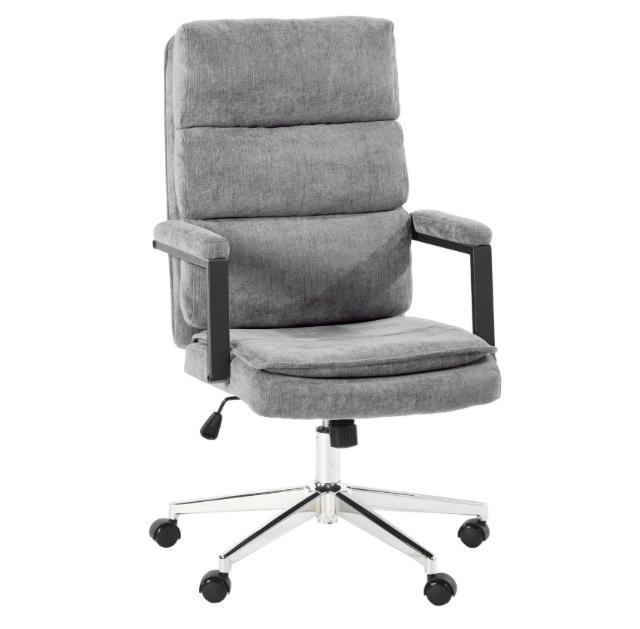 Scaun directorial US134 Aria, gri, 65.5x71.5x106-116 cm