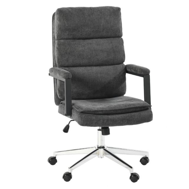Scaun directorial US134 Aria, antracit, 65.5x71.5x106-116 cm