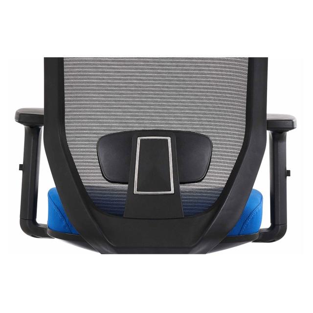 Scaun operational Zen, negru/albastru