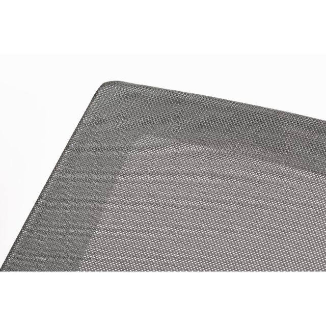 Scaun operational 1600 Blanca, stofa, negru, spatar mesh gri