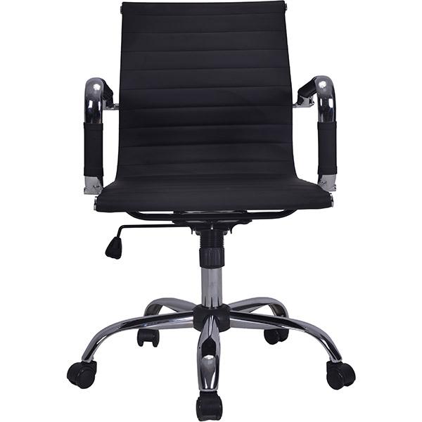 Scaun birou operational RTC 3508BK, poliuretan, negru