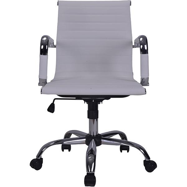 Scaun birou operational RTC 3508WH, poliuretan, alb